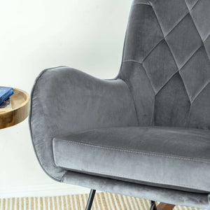 Hannah - Rocking Chair - Gray