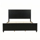 Fluted Platform Bed Frame, No Box Spring Needed