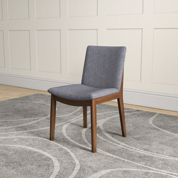 Laura - Mid-Century Modern Solid Wood Dining Chair (Set of 2)