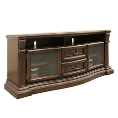 Bella - TV Console With Power Center - Vintage Sienna
