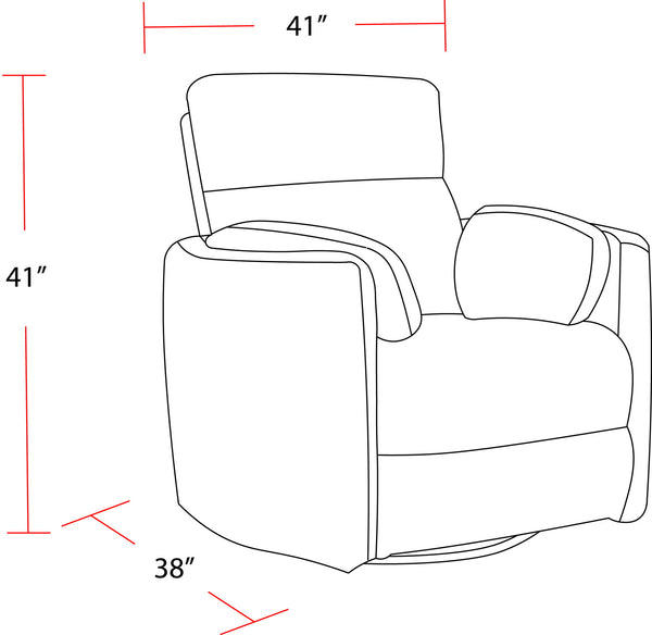 Radius - Manual Swivel Recliner