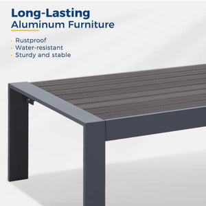 Outdoor Patio Set All-Weather With Thick Cushions
