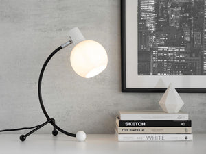 Eileen - Contemporary Task Lamp - Black / White