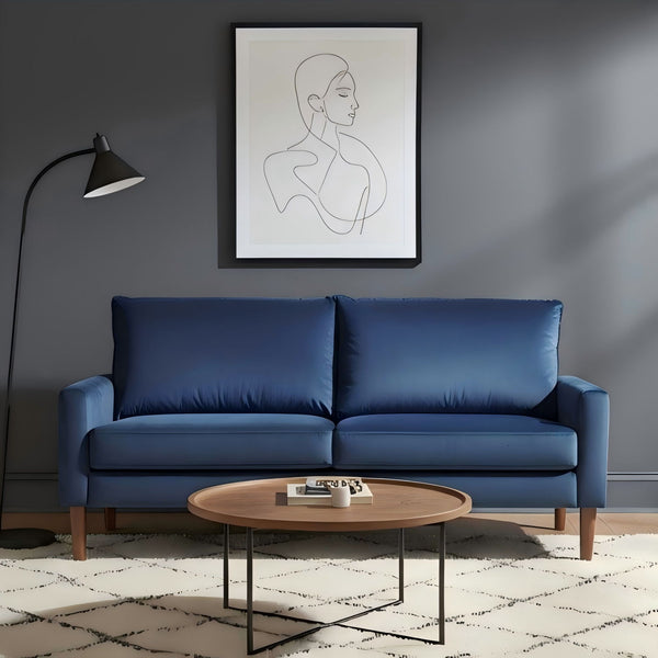 Upholstered Sofa, 3 Seater Couch For Living Room