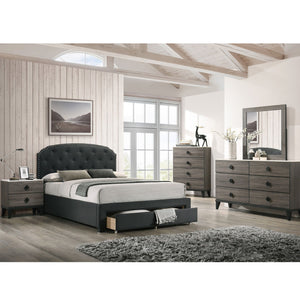 Bedroom Chest Of Drawers With 4 Drawer Storage - Gray / Gray