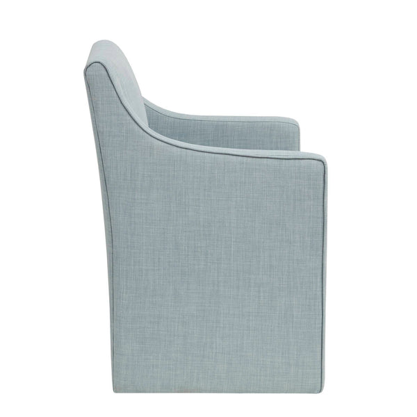 Traditional Skirted Dining Arm Chair