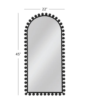 Claria - Tall Wall Mirror - Black