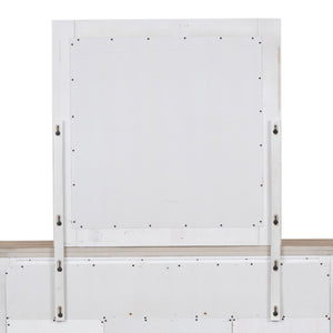 Heartland - Landscape Mirror - Antique White / Tobacco Tops