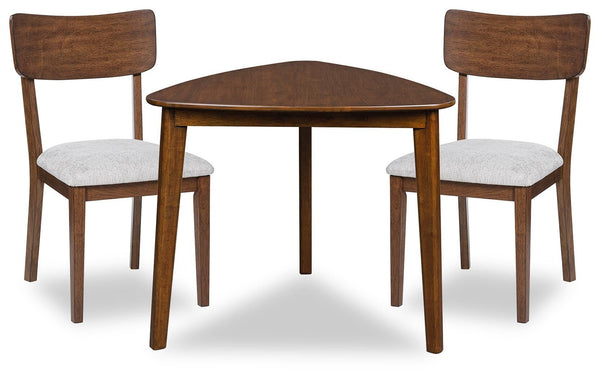Tameride - 3 Pc. - Dining Table And 2 Chairs - Brown