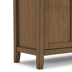 Redmond - Tall TV Media Stand - Rustic Natural Aged Brown