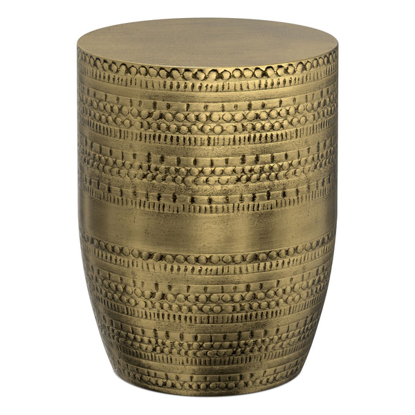 Johnsen - Handcrafted Large Metal Accent Table