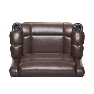 Tufted Design Wide Manual Recliner Chair