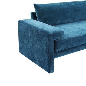Upholstered 3 Seater Sofa With Wide Armrests