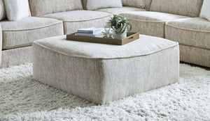 Bucktown - Cocktail Ottoman - Parchment