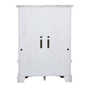 Abbey Park - Mirrored Door Chest - Antique White