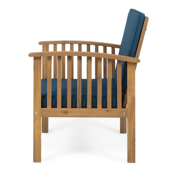 Casa - Acacia Club Chair Coastal Classic Outdoor Seating, Waterproof Fabric