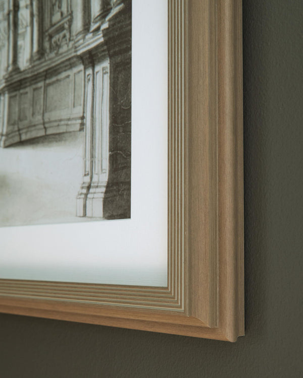 Jebkins - Wall Art - Black / Walnut