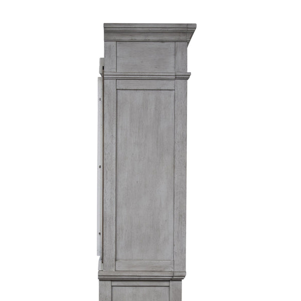 Heartland - Entertainment Hutch - Antique White / Tobacco Tops