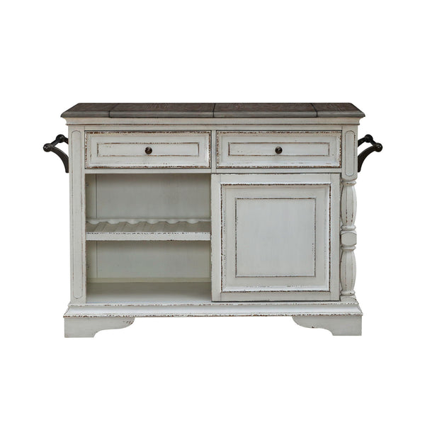 Magnolia Manor - Bar Cart - Antique White