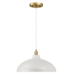 Astral - Single Light Pendant Lamp For Entrance Kitchen Island - Gold / White