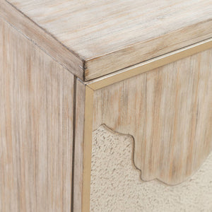 Terrace - 4 Door Accent Cabinet - Gravel