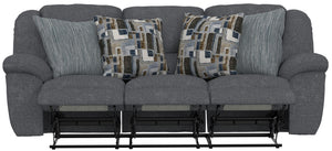 Trifecta - Sofa With 3 Recliners and Drop Down Table