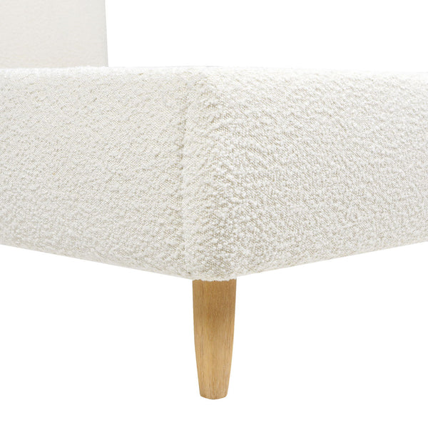 Roman - Curved Headboard Upholstered Platform Bed