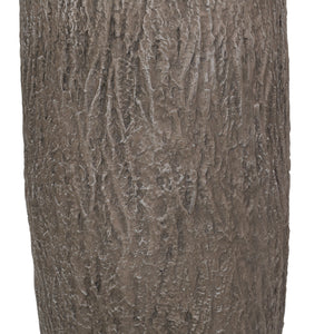 Magnesium Oxide Planter For Outdoor Use - Natural Wood