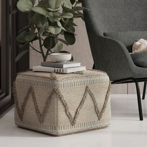 Sweeney - Upholstered Square Pouf