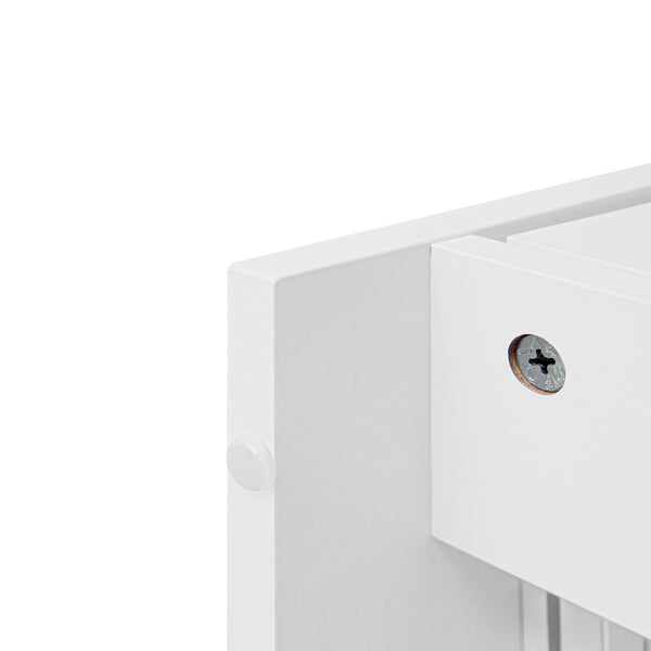 Hollow Pattern 2 Door 3 Drawer Wardrobe, The Collision Of Wood Color, Suitable For Bedrooms And Dressing Rooms - White