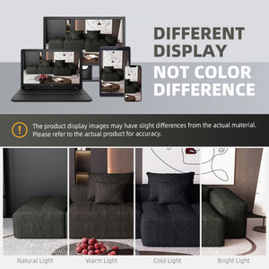Modern Oversized Diy Combination, Modular Sectional Sofa With Pillows