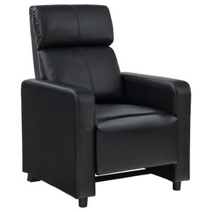 Toohey - 3 Piece Upholstered Tufted Recliner Living Room Set - Black