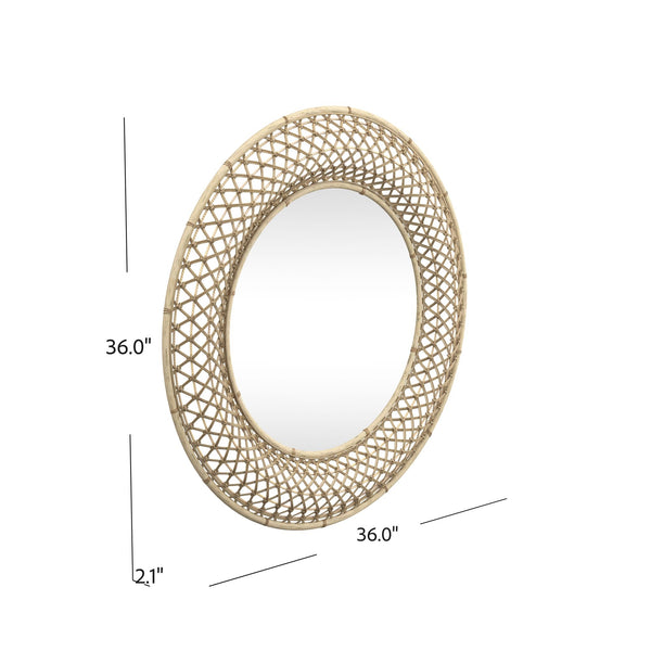 Biedel - Wall Mirror - Light Brown