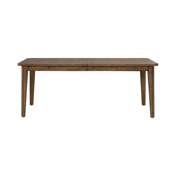 Carolina Park - Rectangular Leg Table - Amber Brown