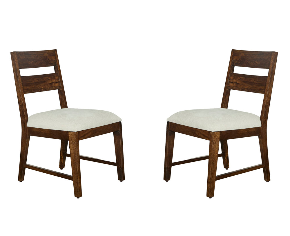 Portico - Ladderback Dining Chair (Set of 2) - Warm Brown