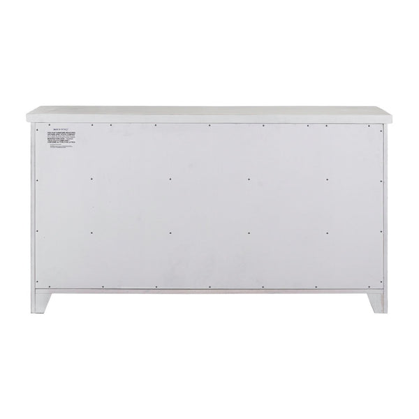 Backroads - 7 Drawer Dresser - Weathered White