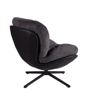 360° Swivel Office Chair, No Wheels