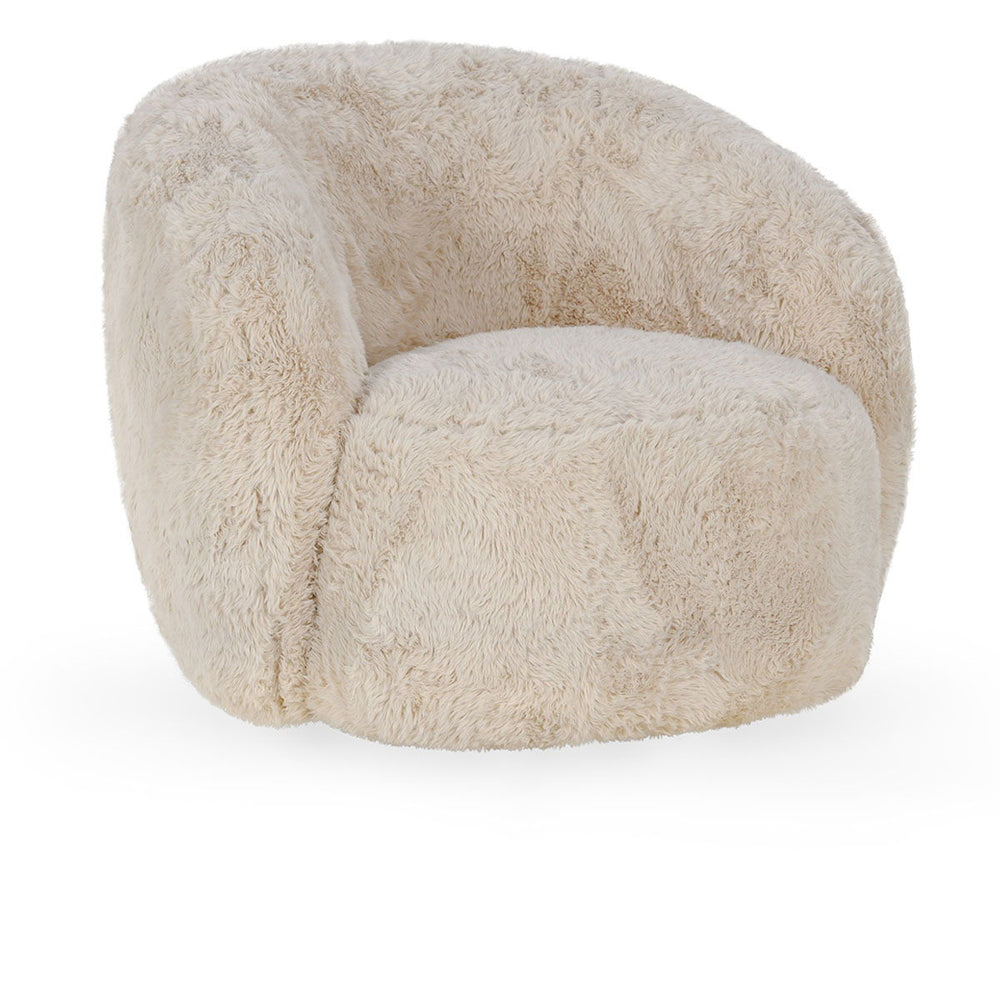 Adley - Plush Swivel Accent Chair