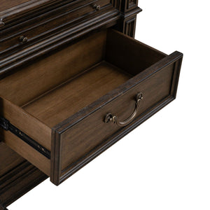 Provence Park - Nightstand With Charging Station - Chateau Brown