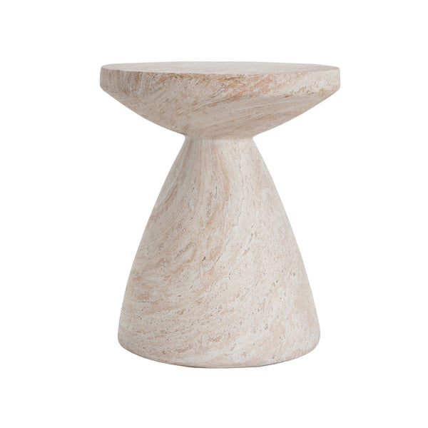 Outdoor / Indoor Lightweight Concrete Side Table