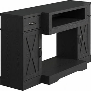 TV Stand With Adjustable Shelves & Double Doors