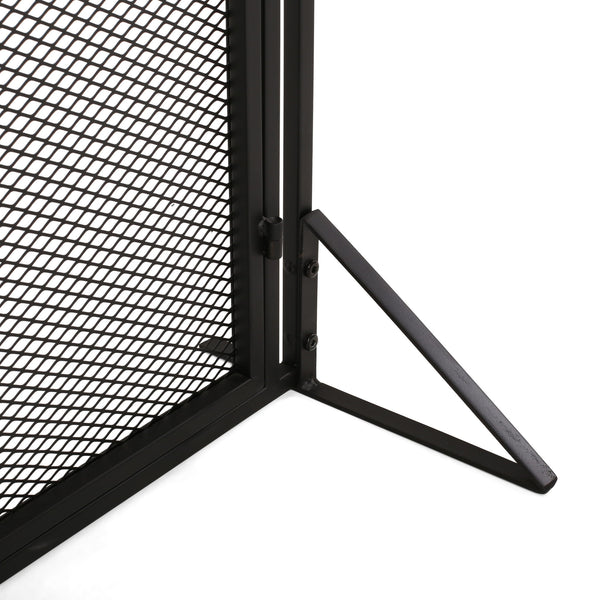 Samantha - Iron Fireplace Screen 2 Door Design