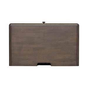 Ivy Hollow - 3 Drawer Nightstand With Charging Station - Weathered Linen / Dusty Taupe