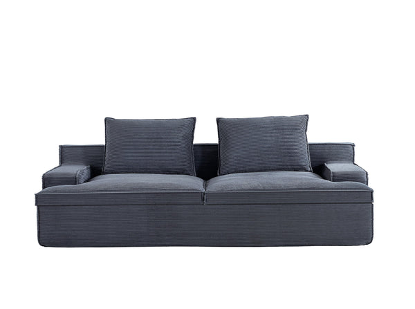 Nimbus - Oversized Full Foam 4 Seater Couch For Living Room Upholstered In Soft, Wide Armrests