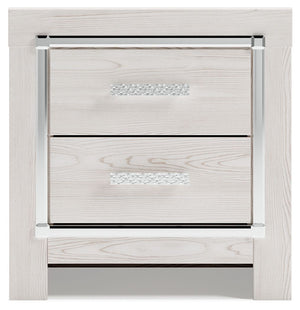 Altyra - Two Drawer Night Stand - White