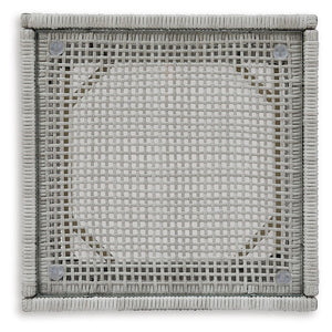 Seton Creek - Square End Table - Gray
