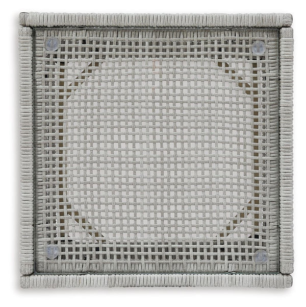 Seton Creek - Square End Table - Gray