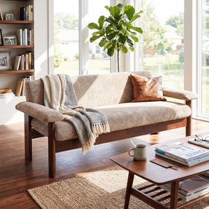 Modern Sofa Couch With Pillow Top Arms