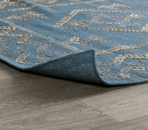 Comporta - 2' x 3' Lagos Rug - Blue / Natural