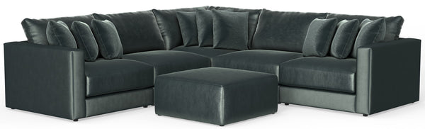 Remington - Modular Sofa And Cocktail Ottoman - Pine